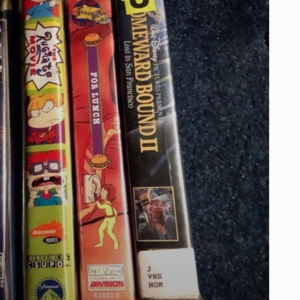 Vintage vhs tapes